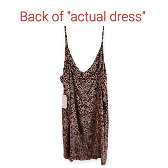 Reformation Marlowe Mini Dress 2X Leopard New - Picture 6 of 16